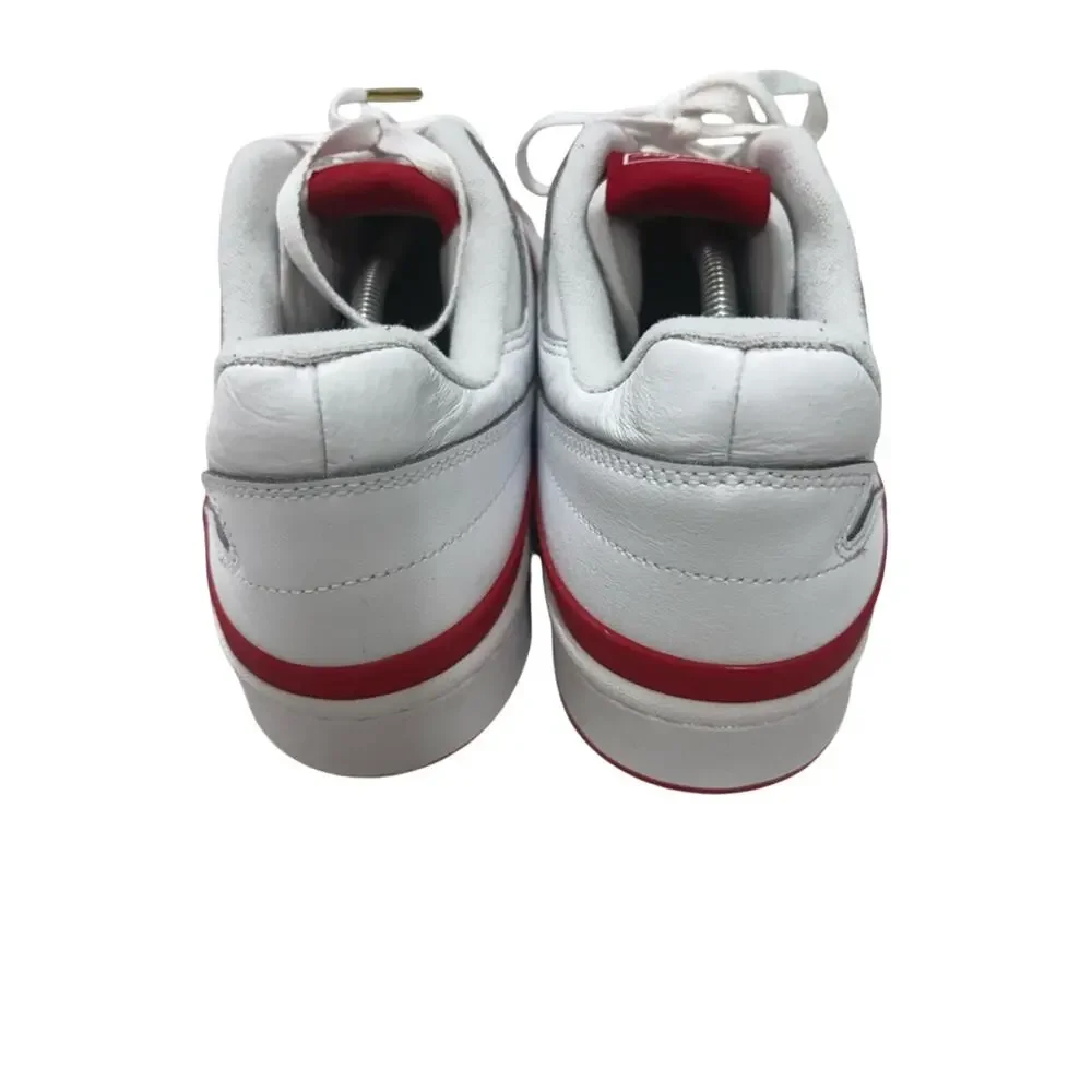 MENS ADIDAS FORUM LOW CLASSIC VALENTINES DAY HEART WHITE / RED SZ 12